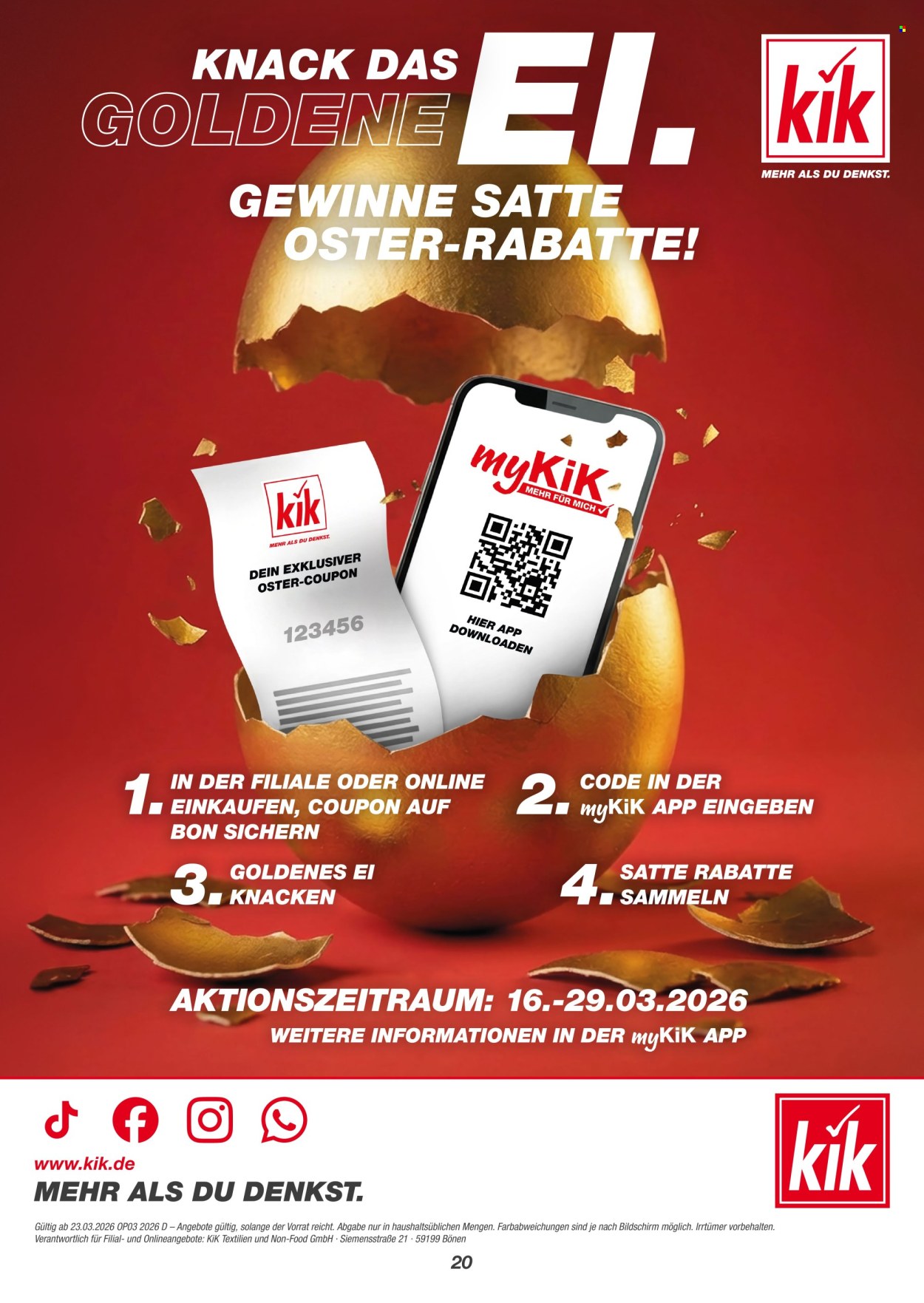 Kik Prospekte . Seite 20