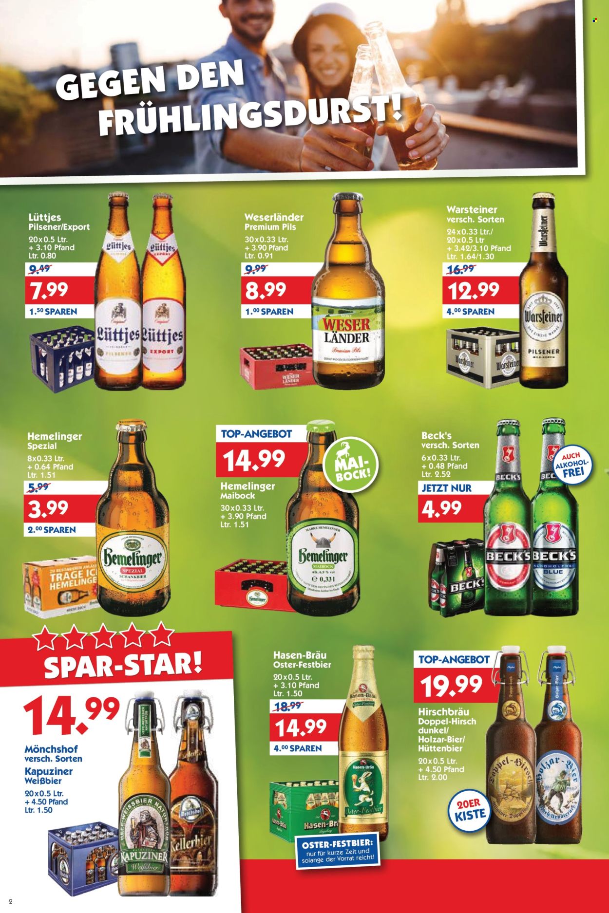 Hol'ab! Getränkemarkt Prospekte  - 23.03.2026 - 28.03.2026. Seite 2