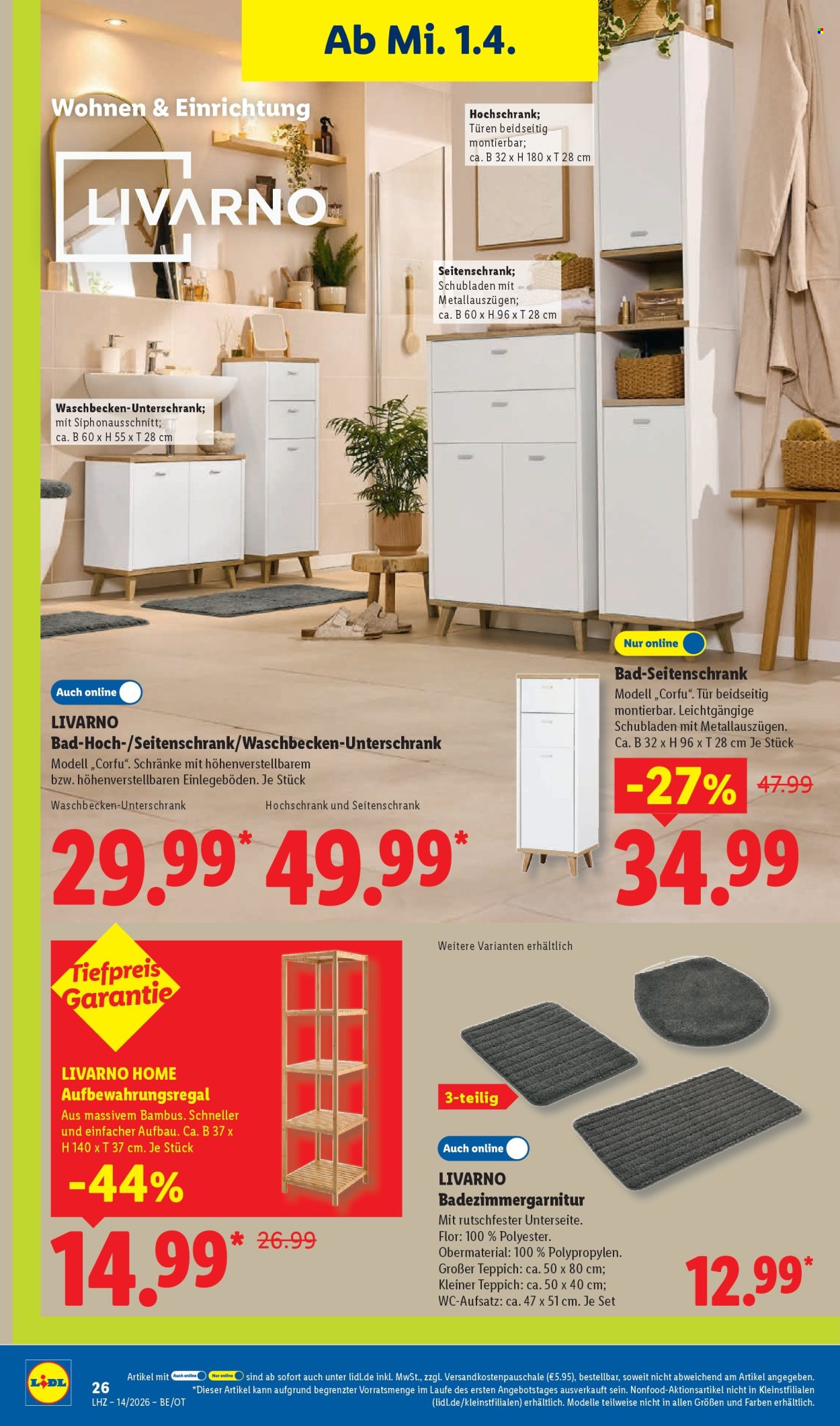 Lidl Prospekte  - 30.03.2026 - 4.04.2026. Seite 50