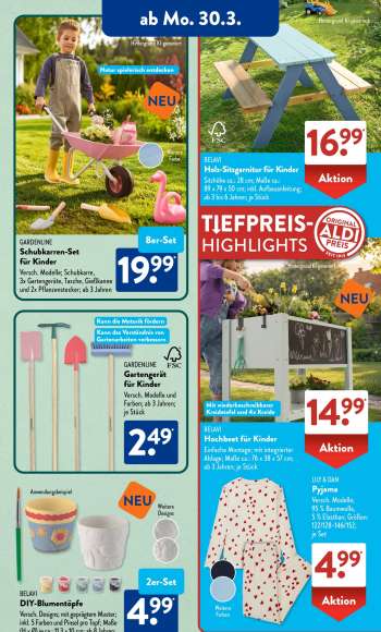 thumbnail - GARDENLINE Schubkarren-Set für Kinder
