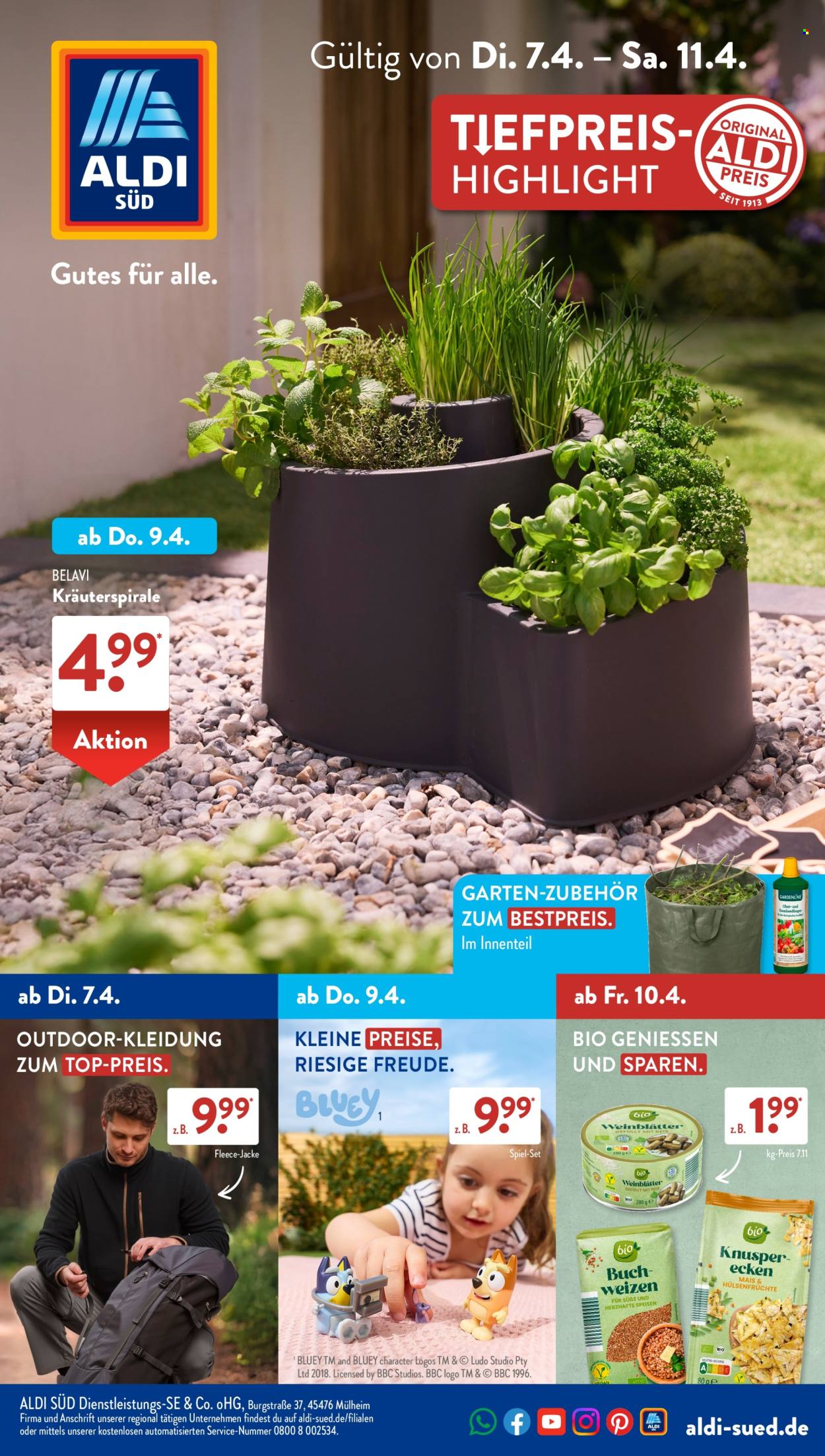 ALDI SÜD Prospekte  - 22.03.2026 - 22.03.2026. Seite 1