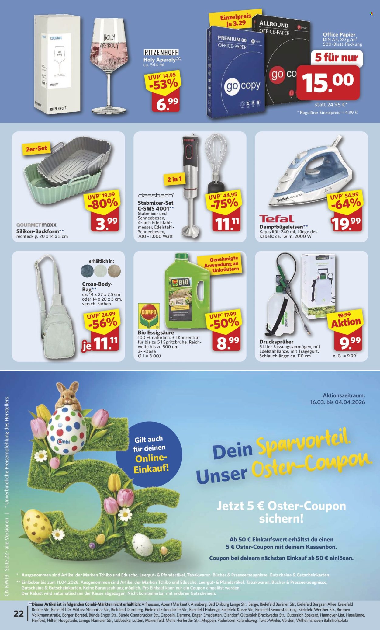 Combi Prospekte  - 23.03.2026 - 28.03.2026. Seite 22