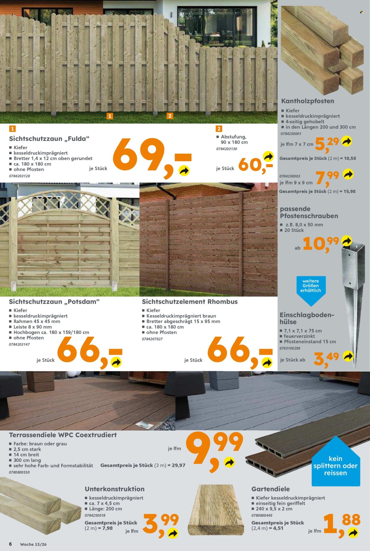 Globus Baumarkt Prospekte  - 23.03.2026 - 28.03.2026. Seite 6