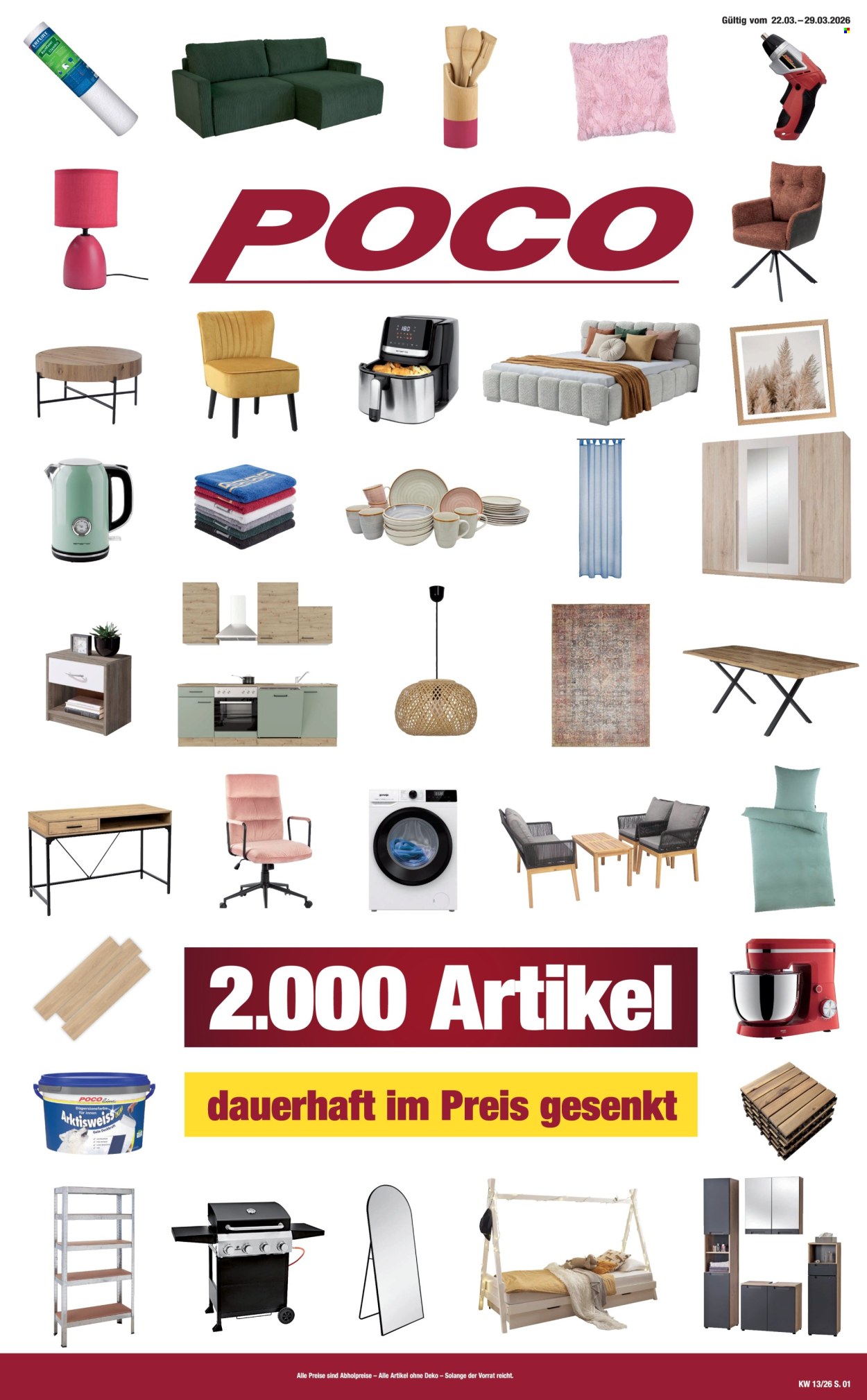 Poco Prospekte  - 22.03.2026 - 29.03.2026. Seite 1