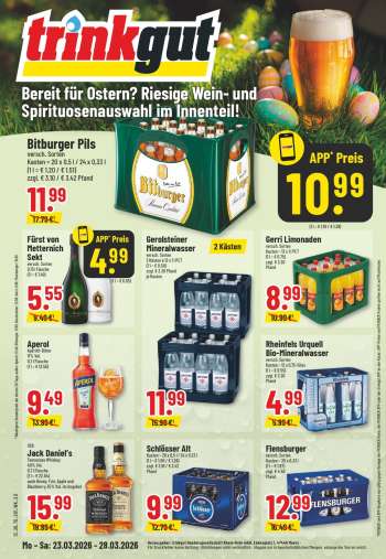 Prospekte trinkgut - 23.03.2026 - 28.03.2026.
