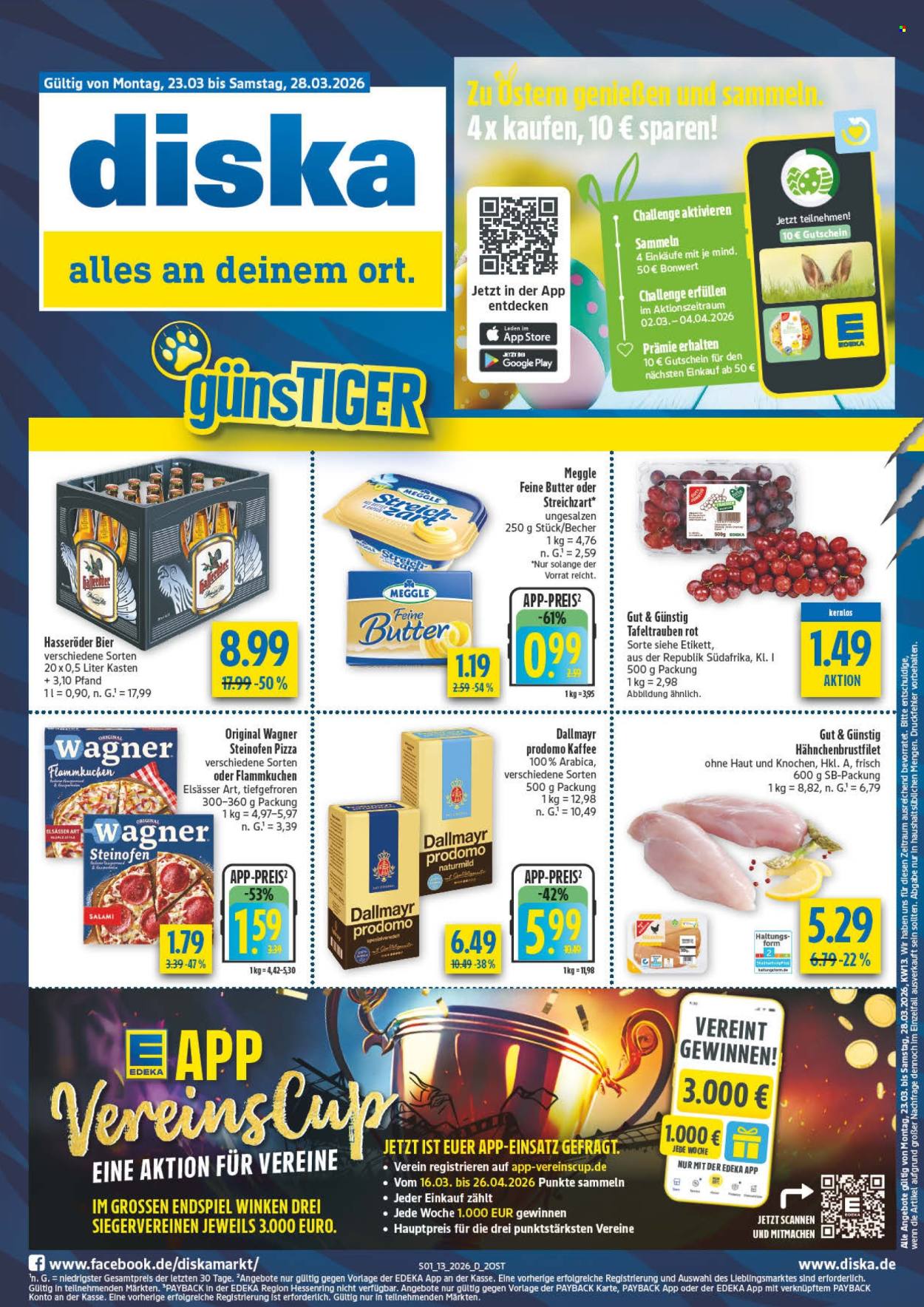 Diska Prospekte  - 23.03.2026 - 28.03.2026. Seite 1