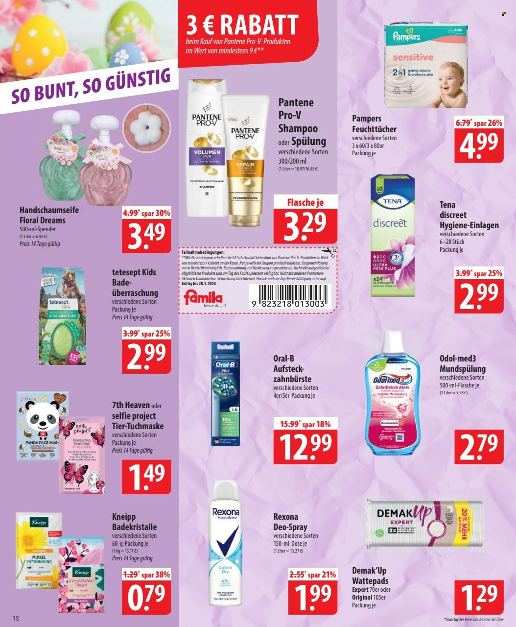 famila Prospekte  - 23.03.2026 - 28.03.2026. Seite 18