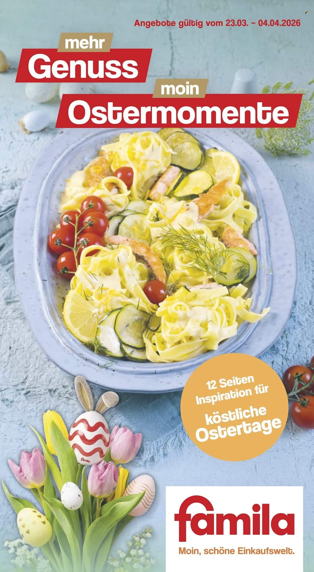famila Prospekte  - 23.03.2026 - 4.04.2026. Seite 1