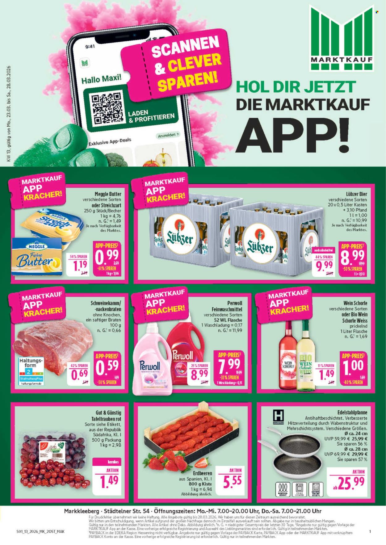 Marktkauf Prospekte  - 23.03.2026 - 28.03.2026. Seite 1