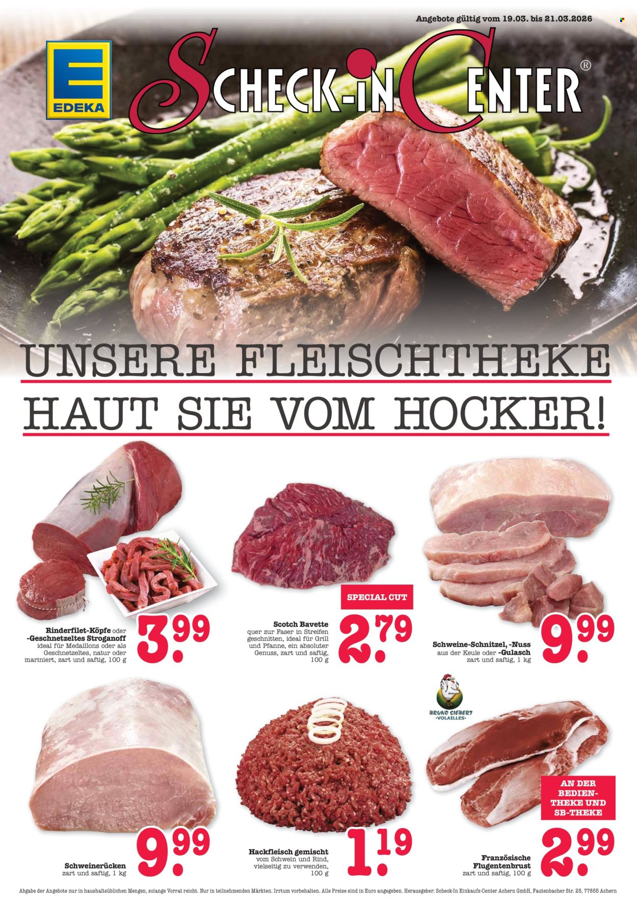 Scheck-in Prospekte  - 23.03.2026 - 28.03.2026. Seite 1