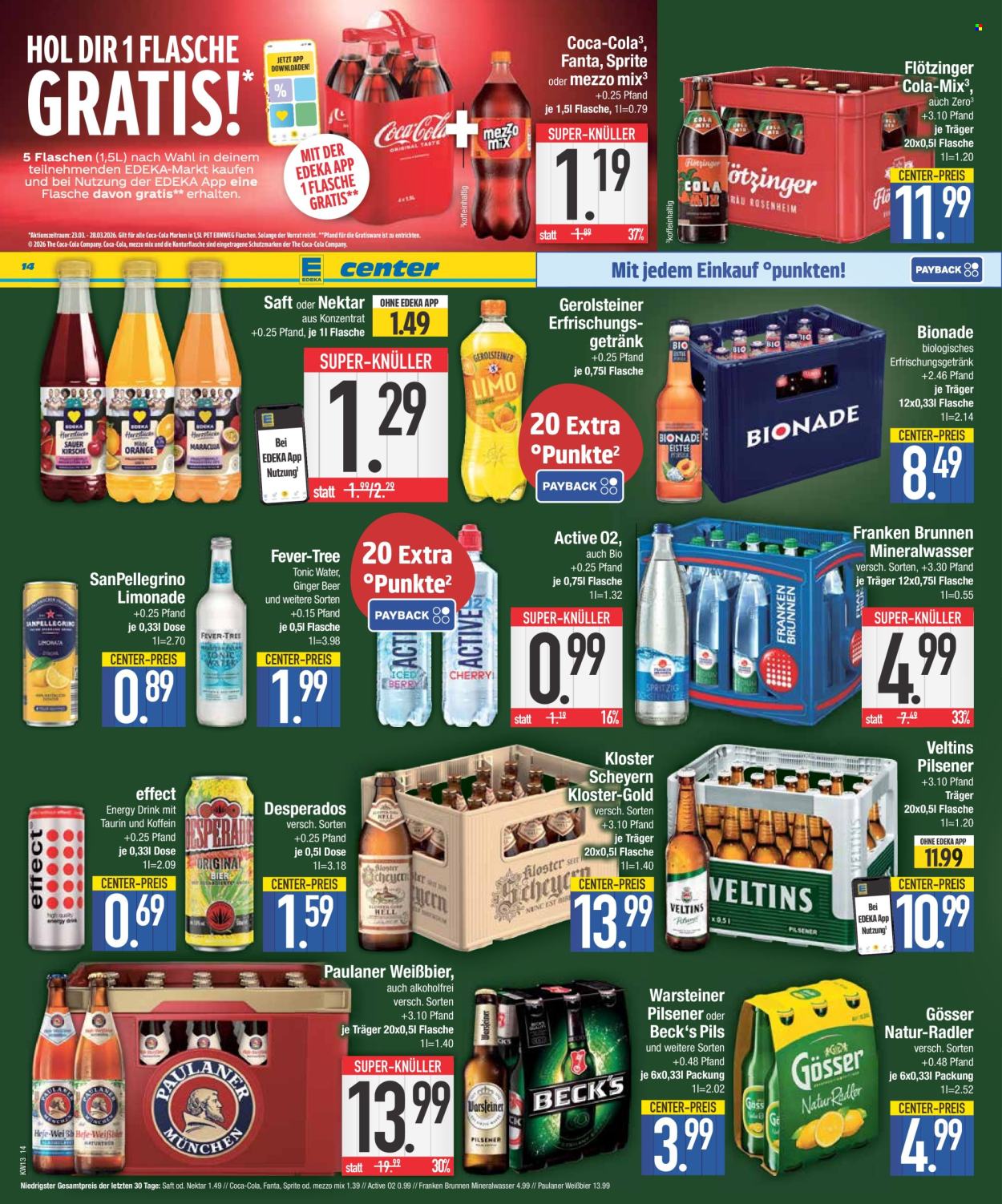 Edeka Prospekte  - 23.03.2026 - 28.03.2026. Seite 14