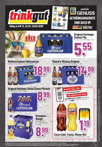 Prospekte Edeka Getränkemarkt - 23.03.2026 - 28.03.2026.