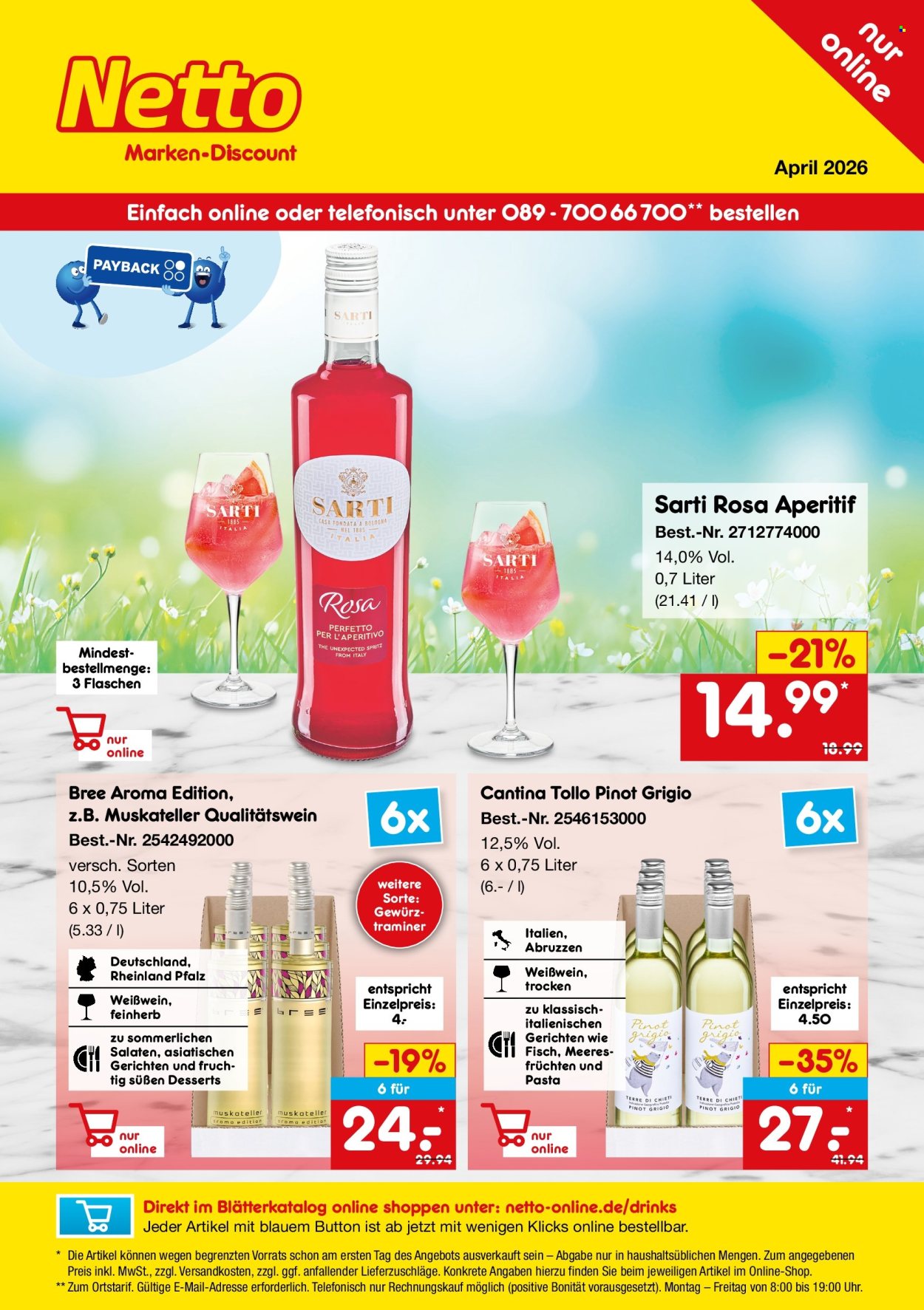 Netto Marken-Discount Prospekte  - 26.03.2026 - 30.04.2026. Seite 1
