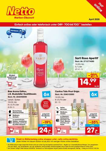 Prospekte Netto Marken-Discount - 26.03.2026 - 30.04.2026.