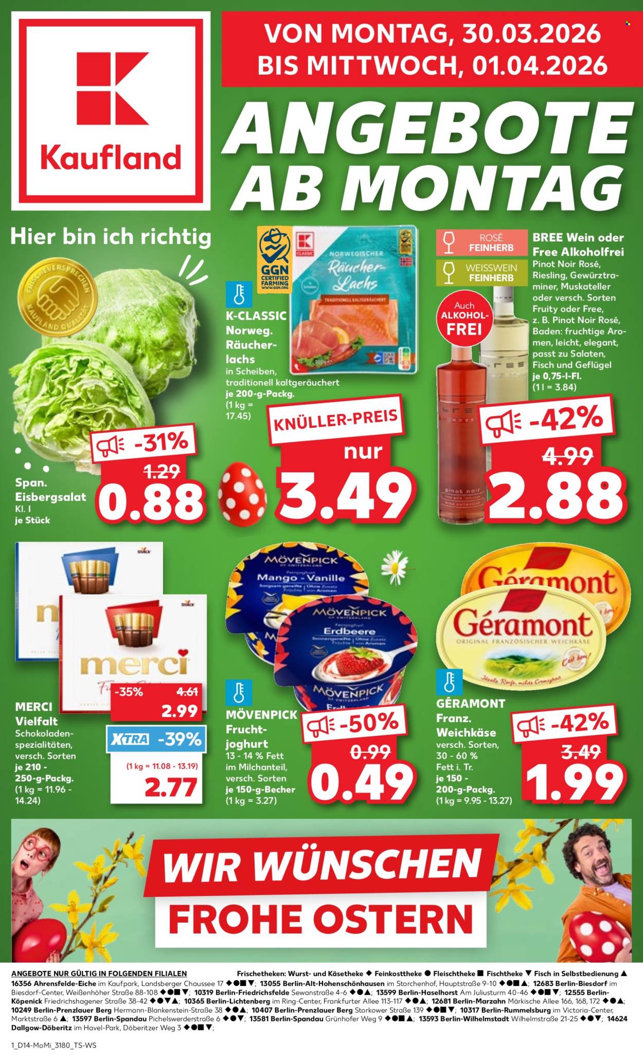 Kaufland Prospekte  - 30.03.2026 - 1.04.2026. Seite 1