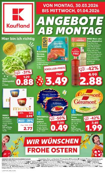 Prospekte Kaufland - 30.03.2026 - 1.04.2026.