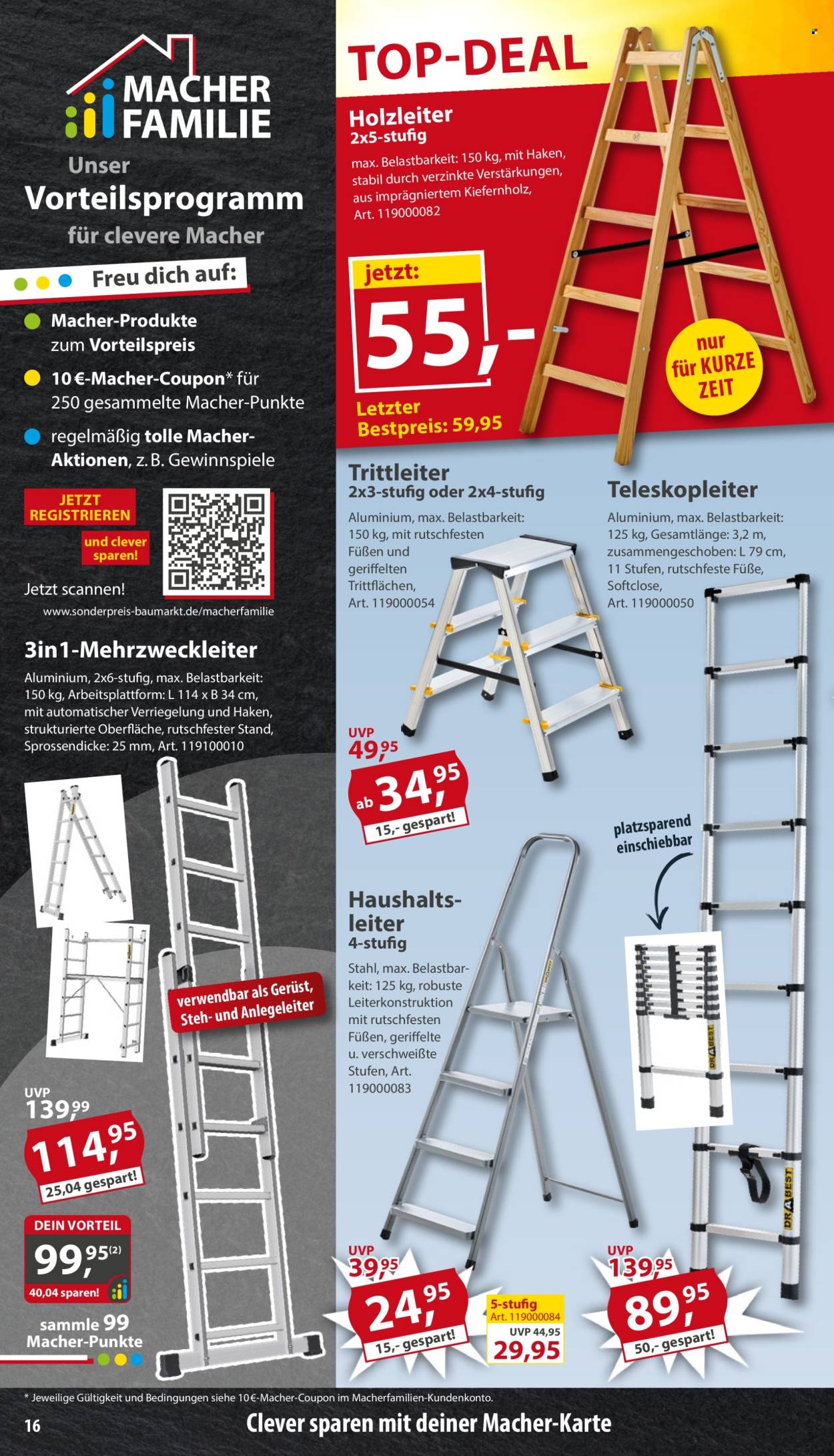 Sonderpreis-Baumarkt Prospekte  - 28.03.2026 - 3.04.2026. Seite 16