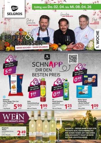 Prospekte Selgros - 2.04.2026 - 8.04.2026.