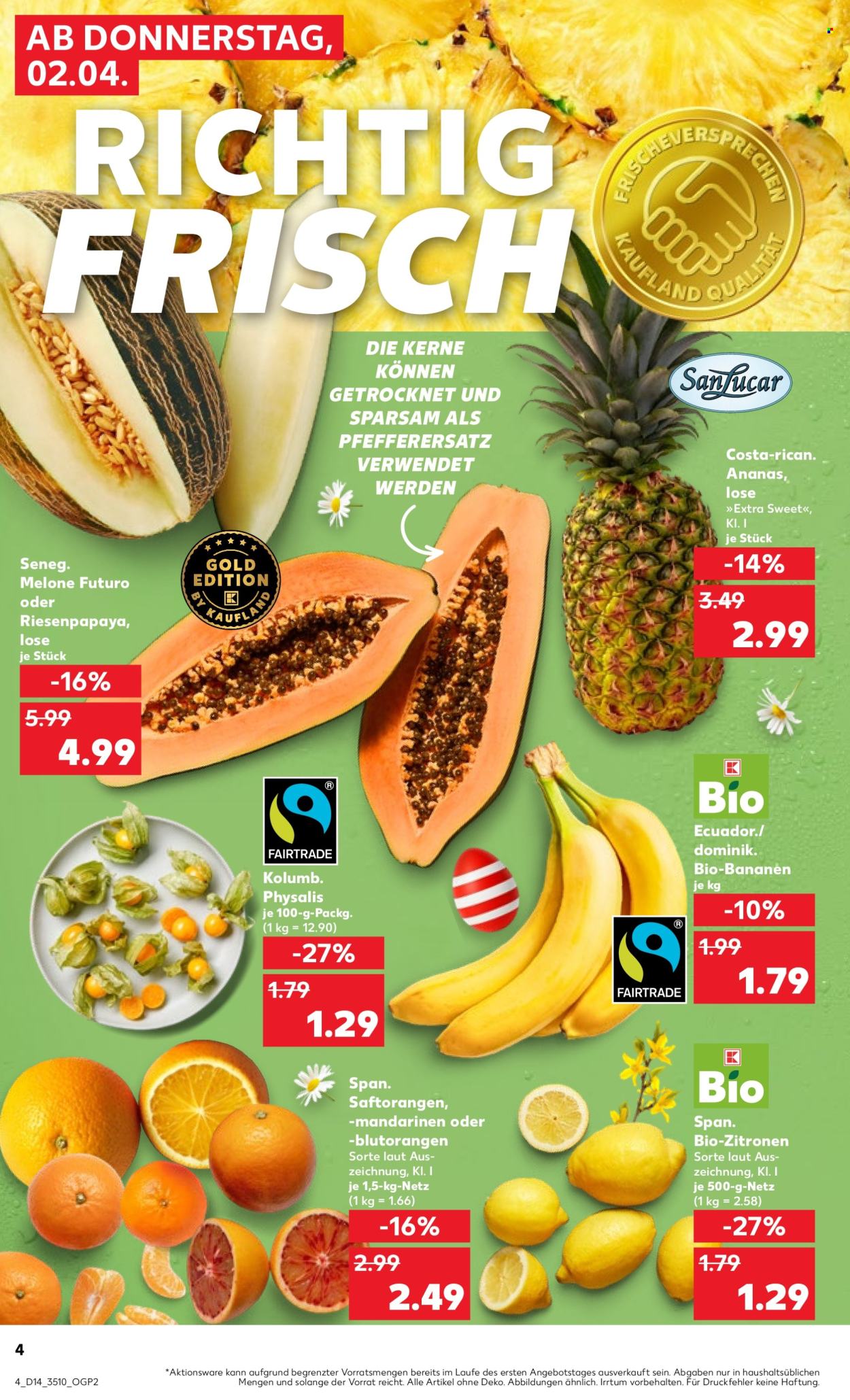 Kaufland Prospekte  - 2.04.2026 - 8.04.2026. Seite 4