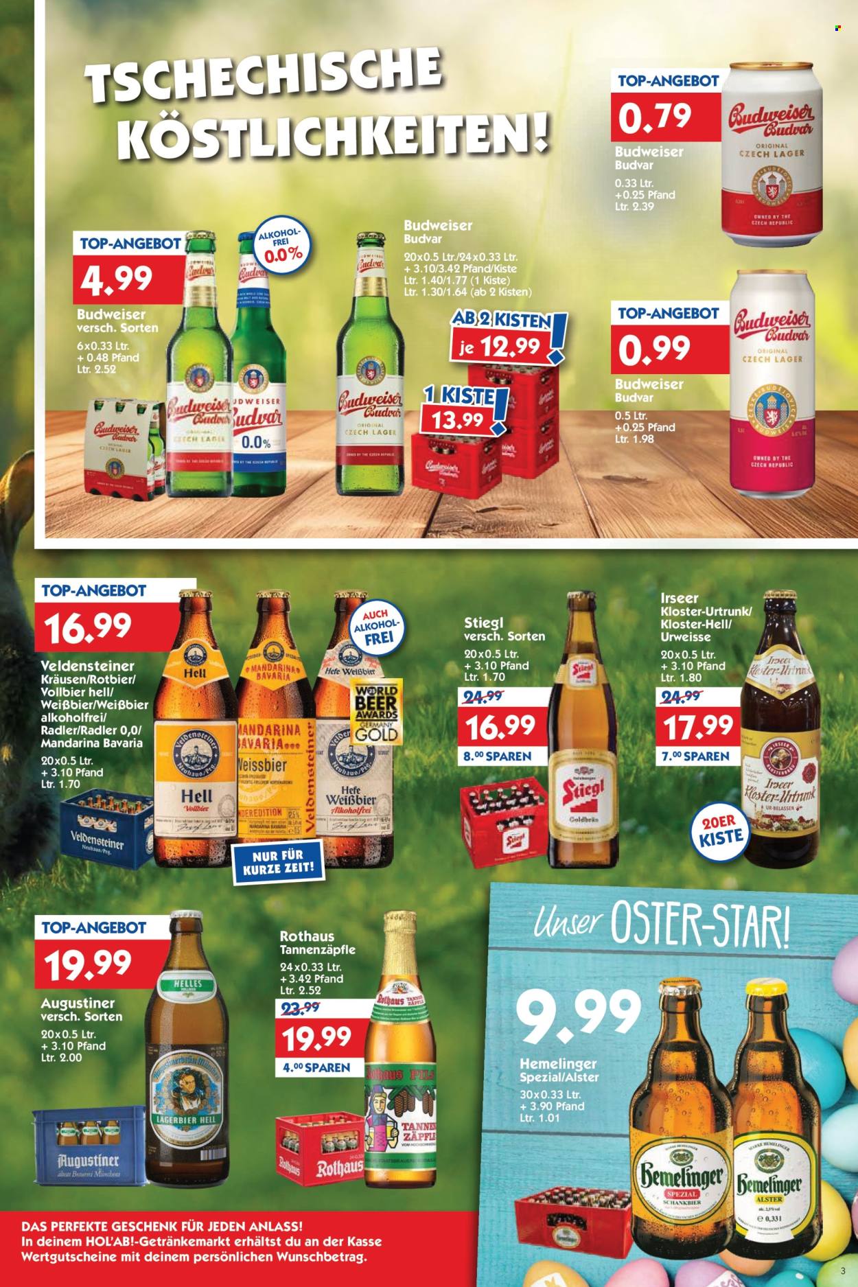 Hol'ab! Getränkemarkt Prospekte  - 30.03.2026 - 4.04.2026. Seite 3