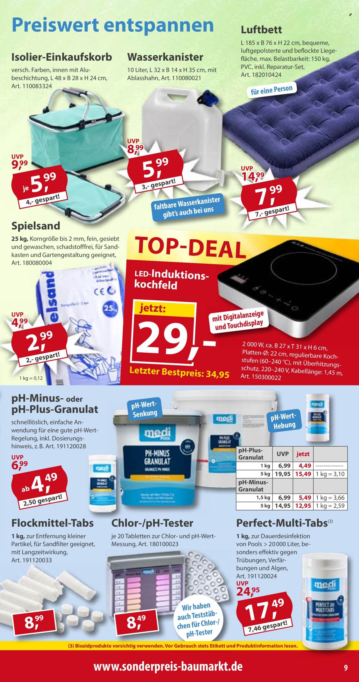 Sonderpreis-Baumarkt Prospekte  - 4.04.2026 - 10.04.2026. Seite 9
