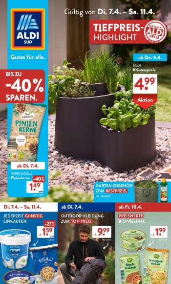 Prospekte ALDI SÜD - 7.04.2026 - 11.04.2026.