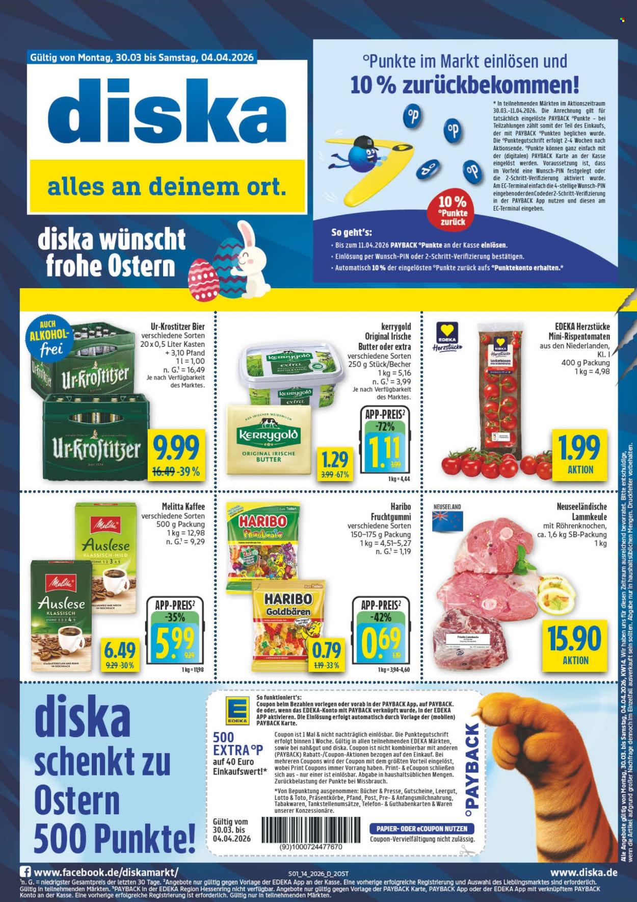 Diska Prospekte  - 30.03.2026 - 4.04.2026. Seite 1