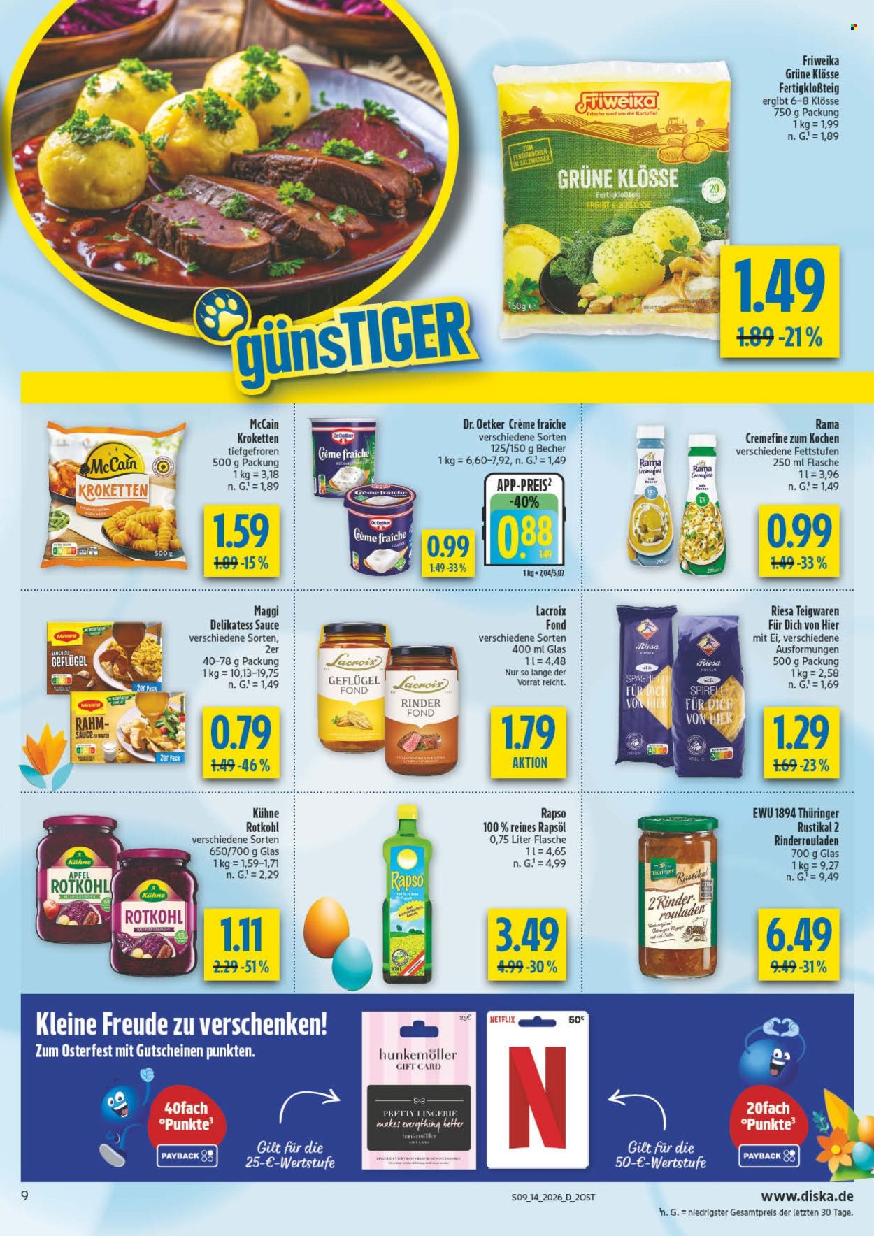 Diska Prospekte  - 30.03.2026 - 4.04.2026. Seite 9