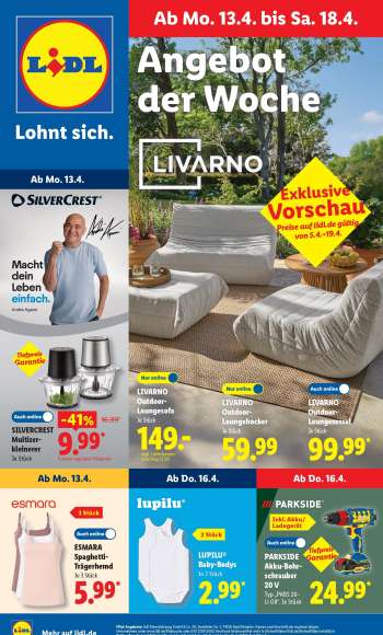 Prospekte Lidl - 13.04.2026 - 18.04.2026.