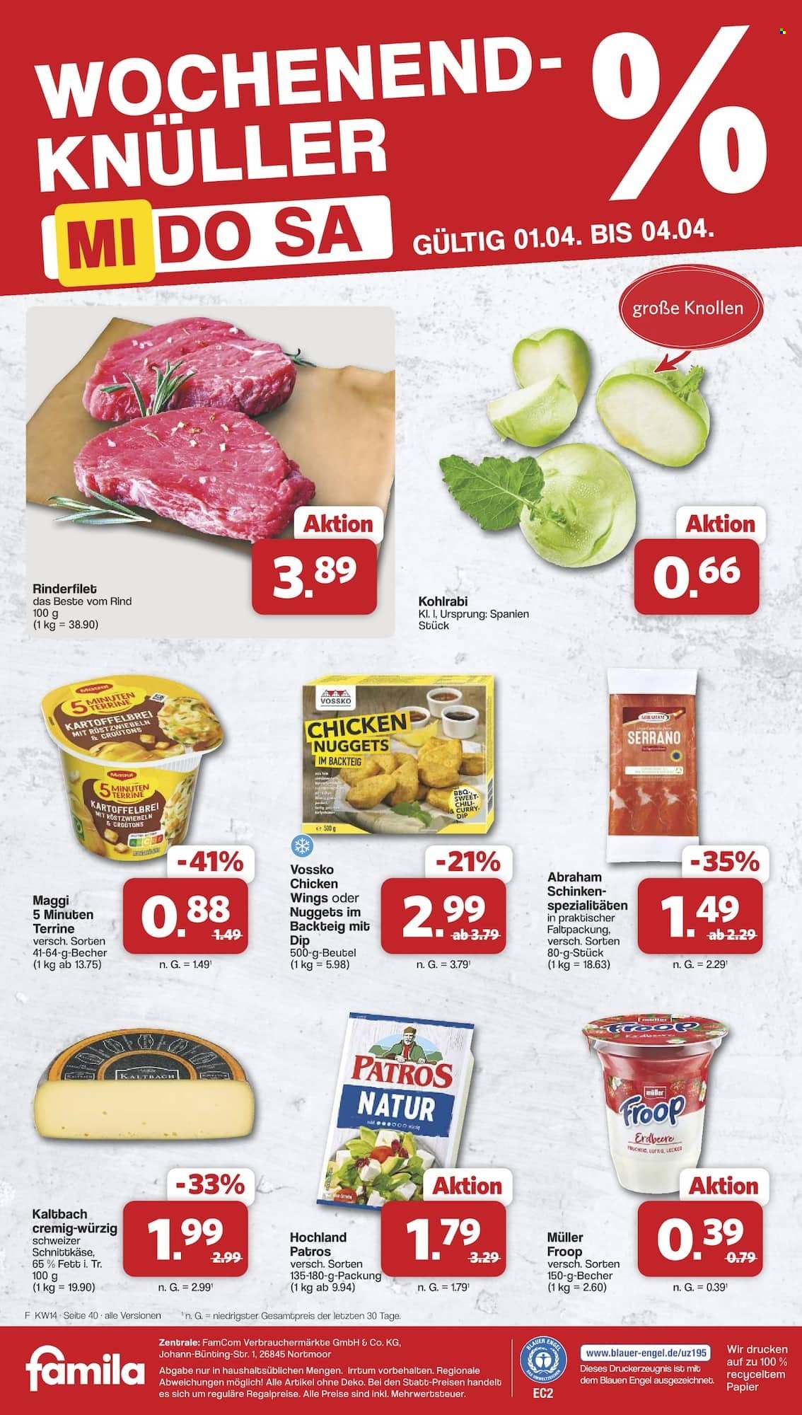 famila Prospekte  - 30.03.2026 - 4.04.2026. Seite 41