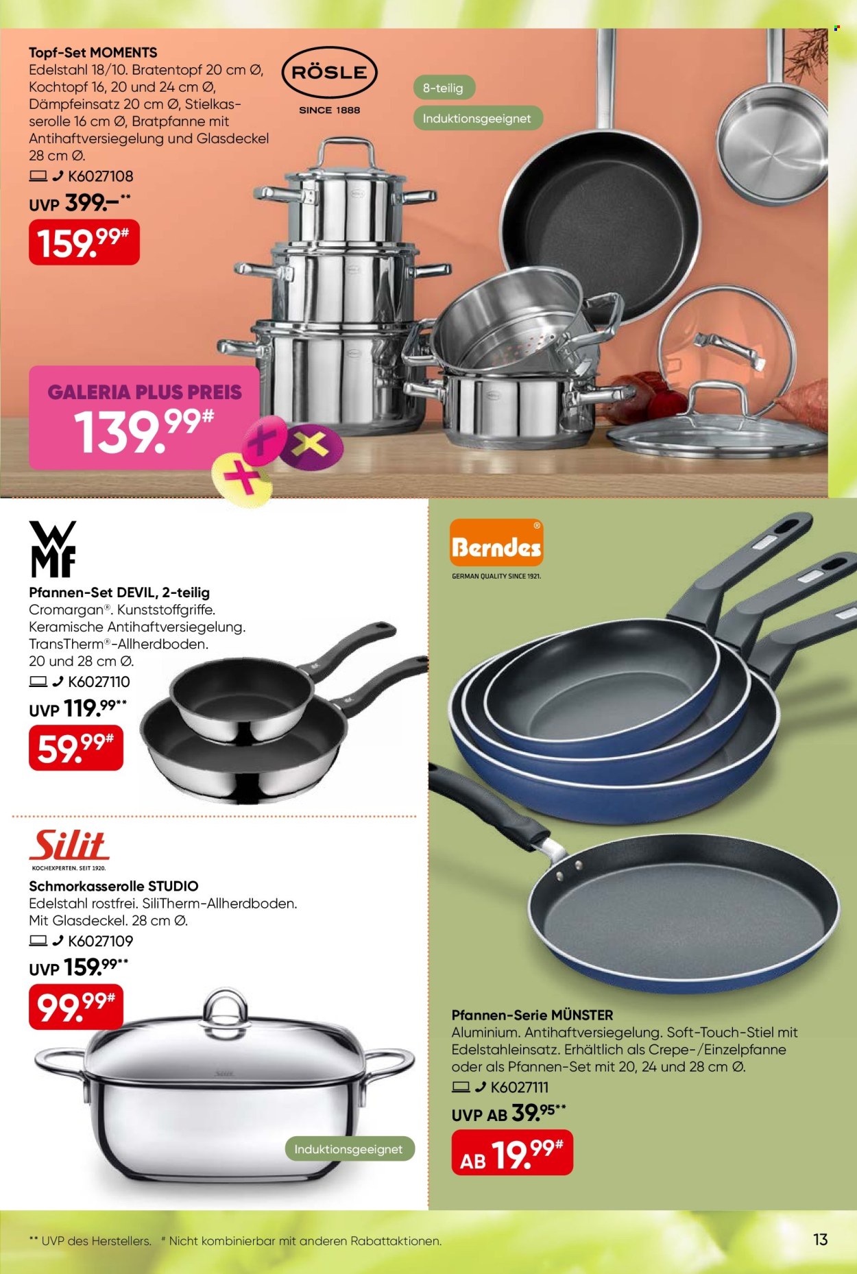GALERIA Karstadt Kaufhof Prospekte  - 30.03.2026 - 12.04.2026. Seite 13