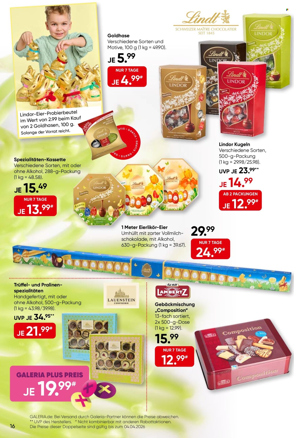 GALERIA Karstadt Kaufhof Prospekte  - 30.03.2026 - 12.04.2026. Seite 16
