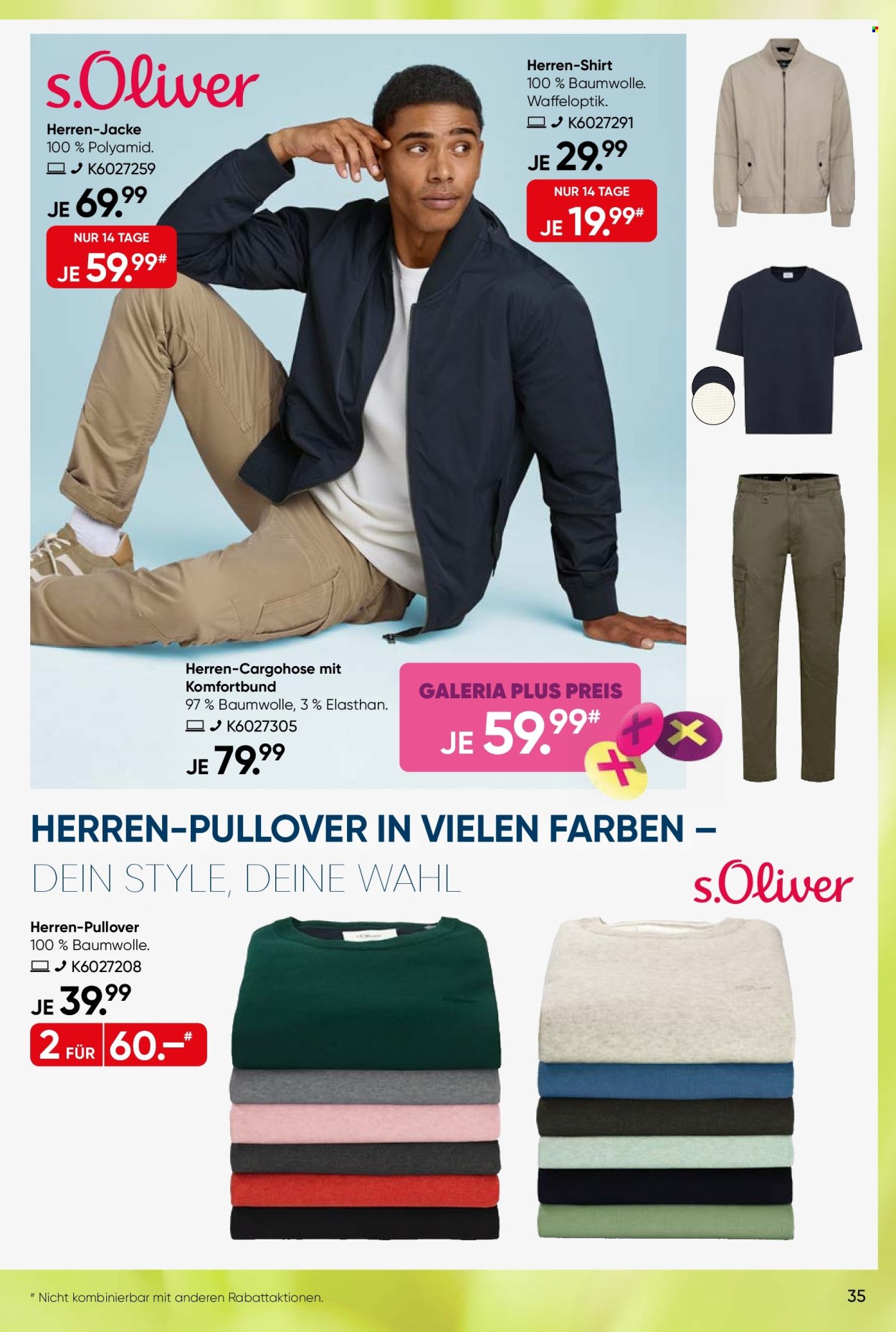 GALERIA Karstadt Kaufhof Prospekte  - 30.03.2026 - 12.04.2026. Seite 35