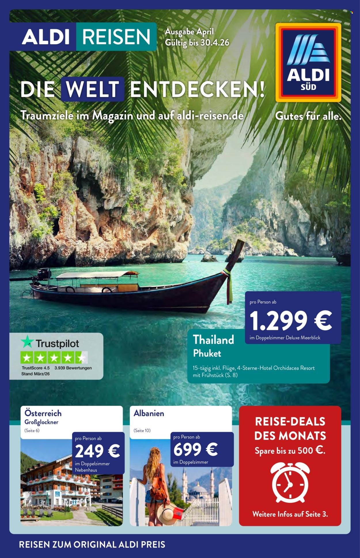 ALDI SÜD Prospekte  - 1.04.2026 - 30.04.2026. Seite 1