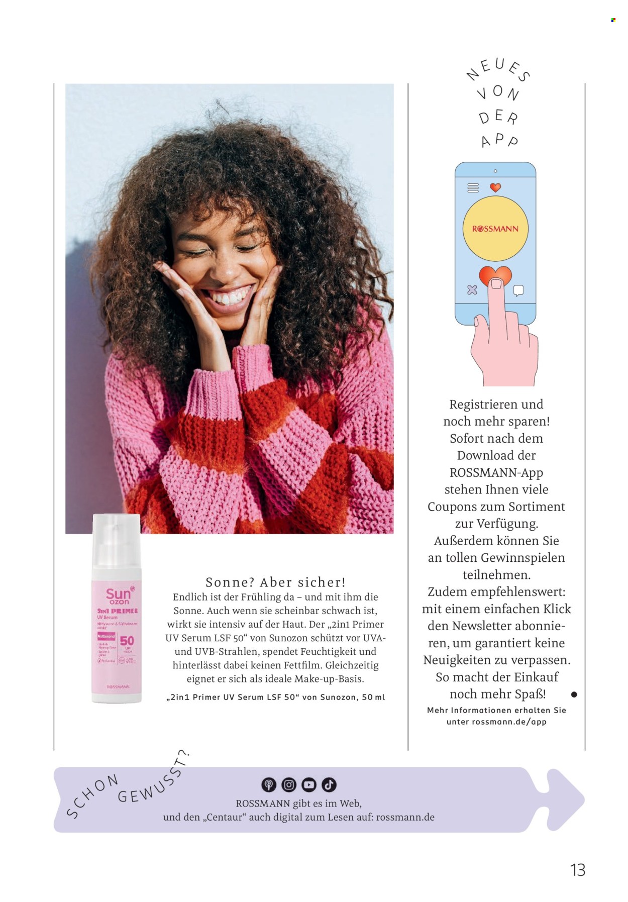 Rossmann Prospekte  - 1.04.2026 - 30.04.2026. Seite 13