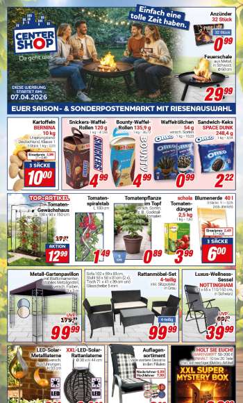 Prospekte CENTERSHOP - 7.04.2026 - 11.04.2026.