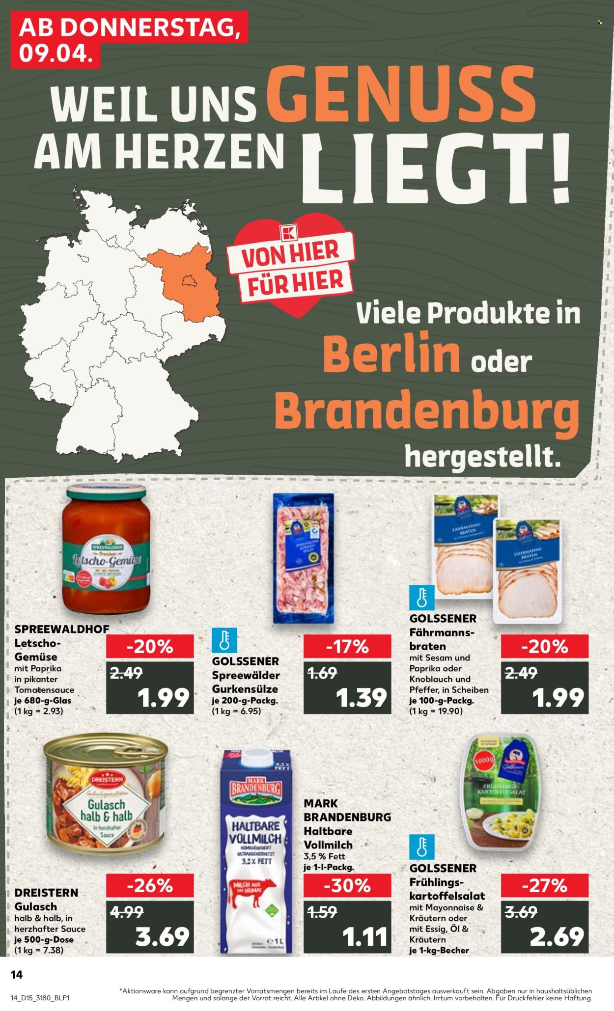 Kaufland Prospekte  - 9.04.2026 - 15.04.2026. Seite 14