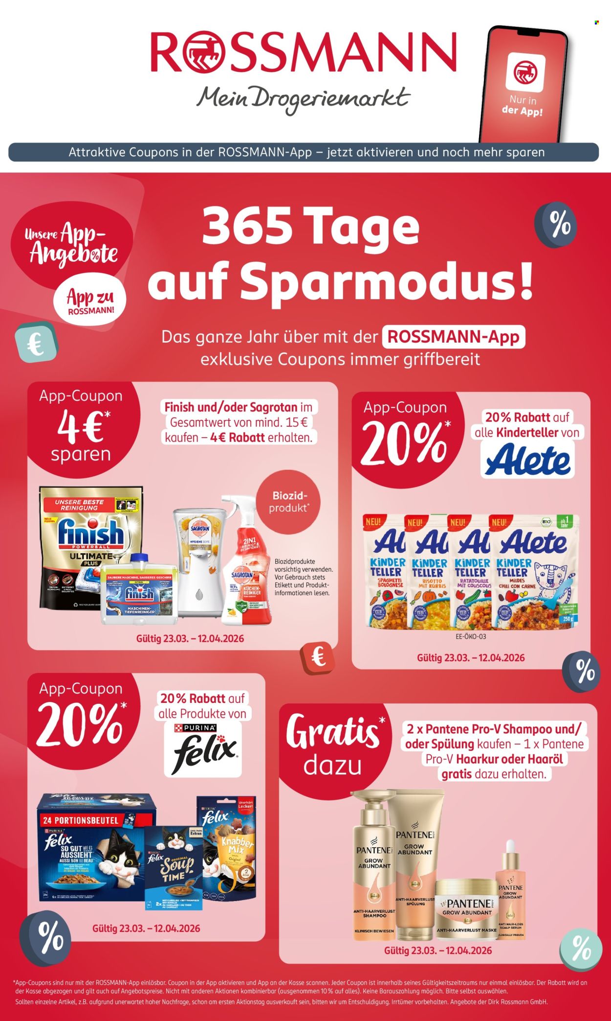 Rossmann Prospekte  - 23.03.2026 - 12.04.2026. Seite 1