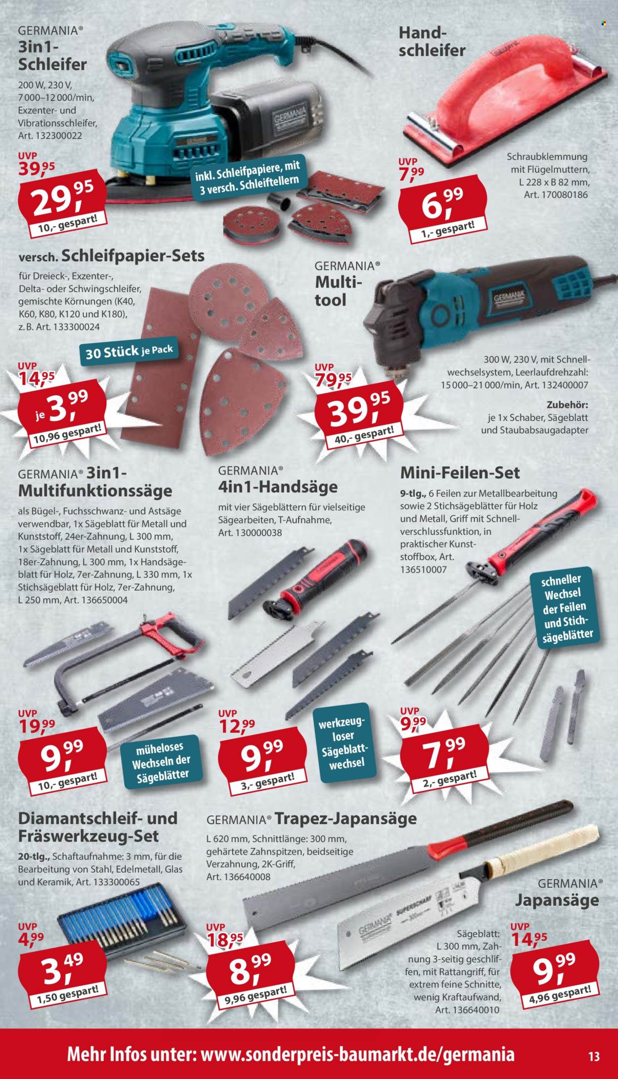 Sonderpreis-Baumarkt Prospekte  - 11.04.2026 - 17.04.2026. Seite 13