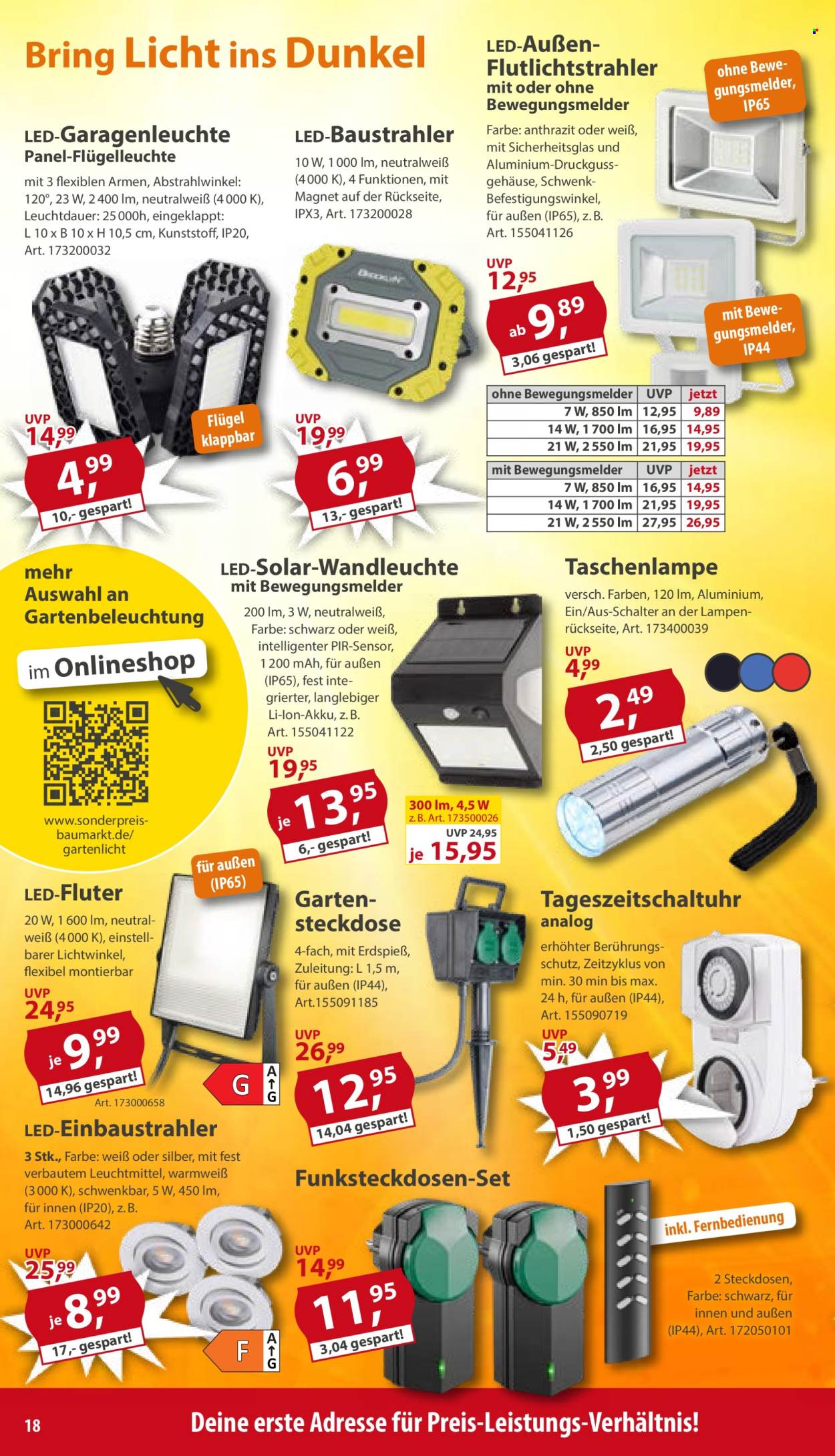 Sonderpreis-Baumarkt Prospekte  - 11.04.2026 - 17.04.2026. Seite 18