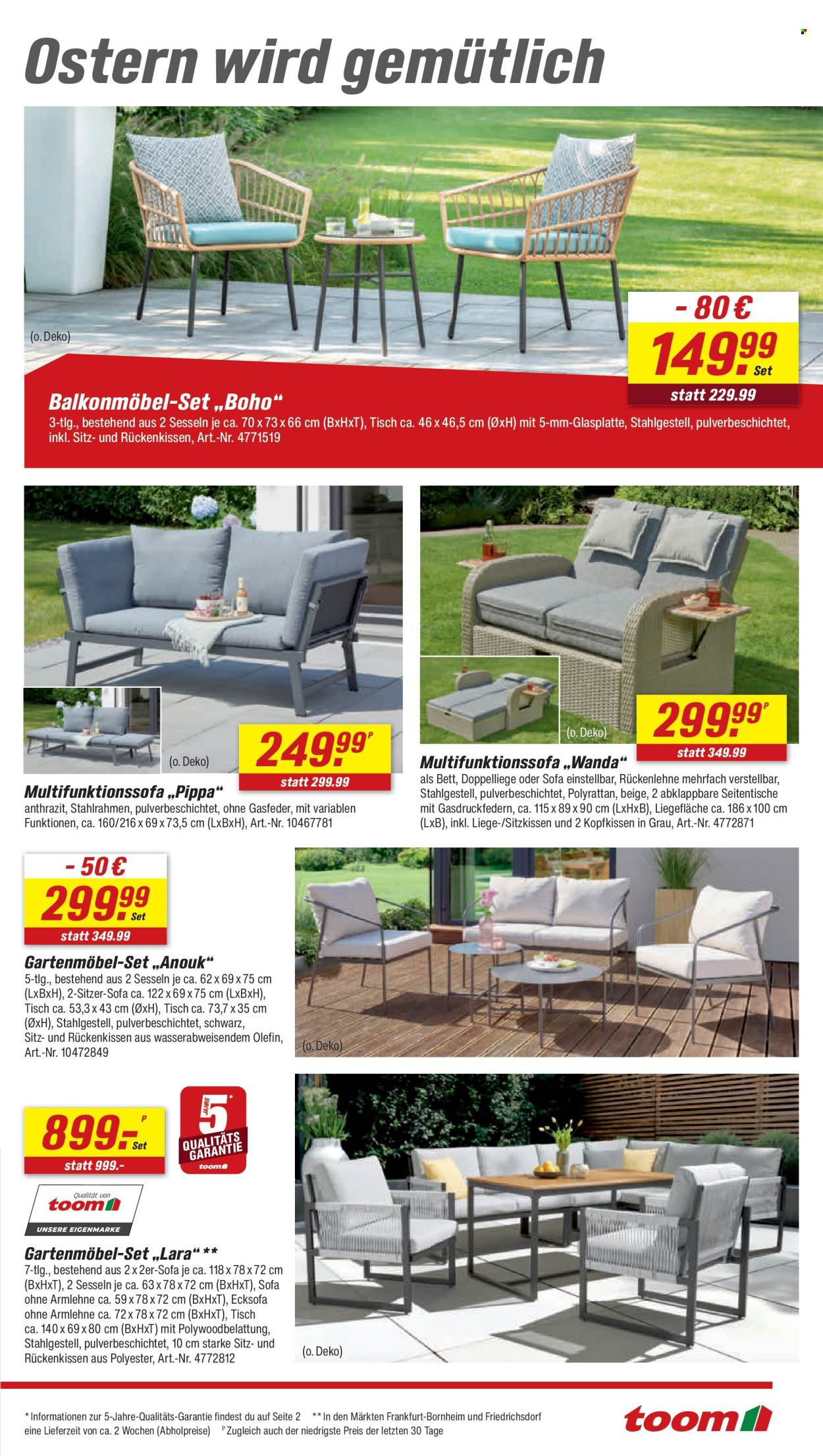 toom Baumarkt Prospekte  - 4.04.2026 - 10.04.2026. Seite 3