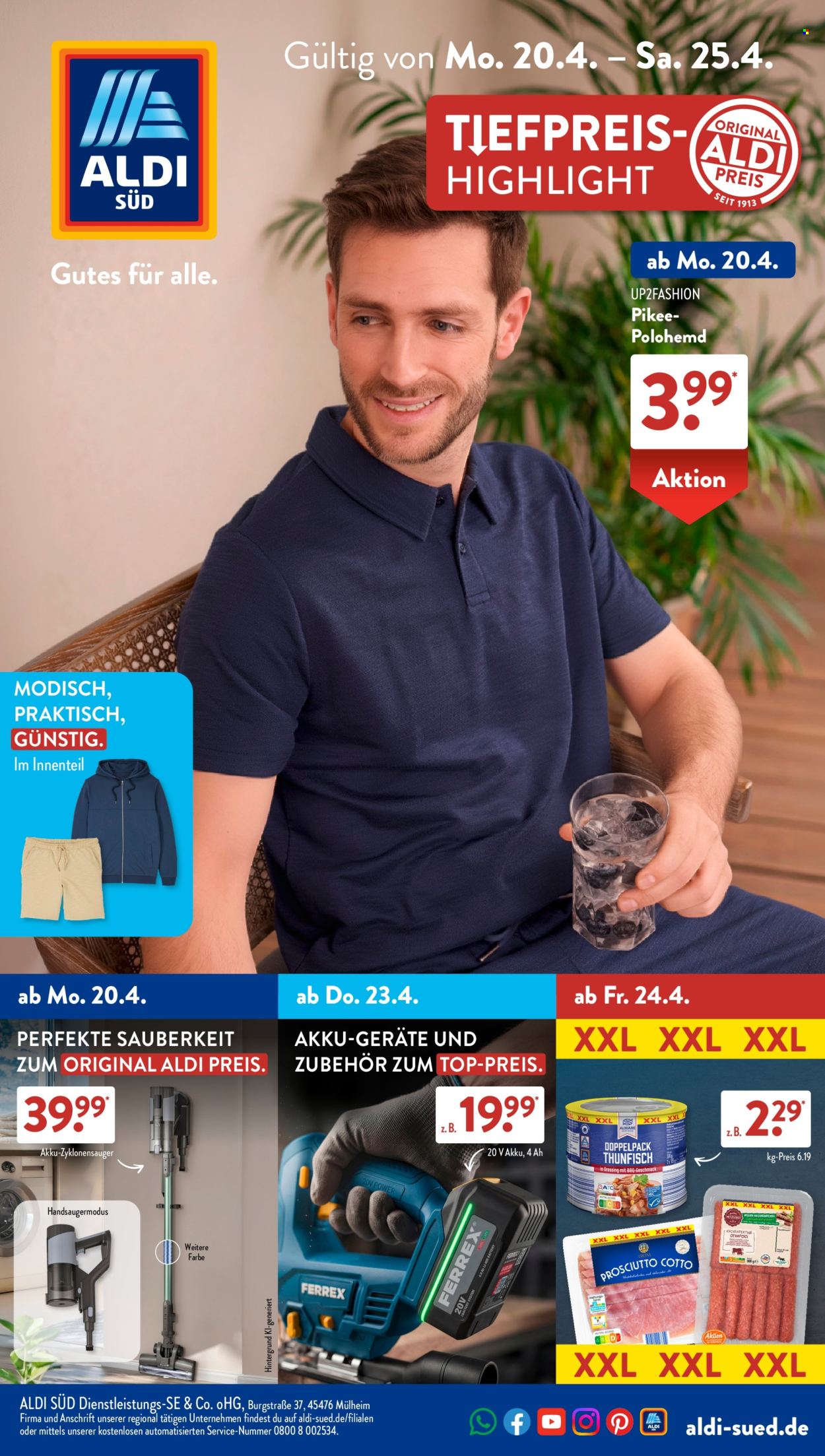 ALDI SÜD Prospekte  - 6.04.2026 - 6.04.2026. Seite 1