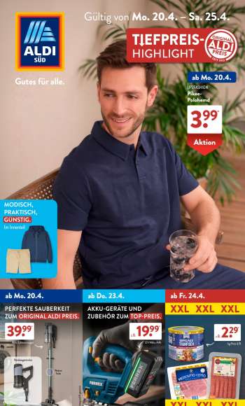 Prospekte ALDI SÜD - 20.04.2026 - 25.04.2026.