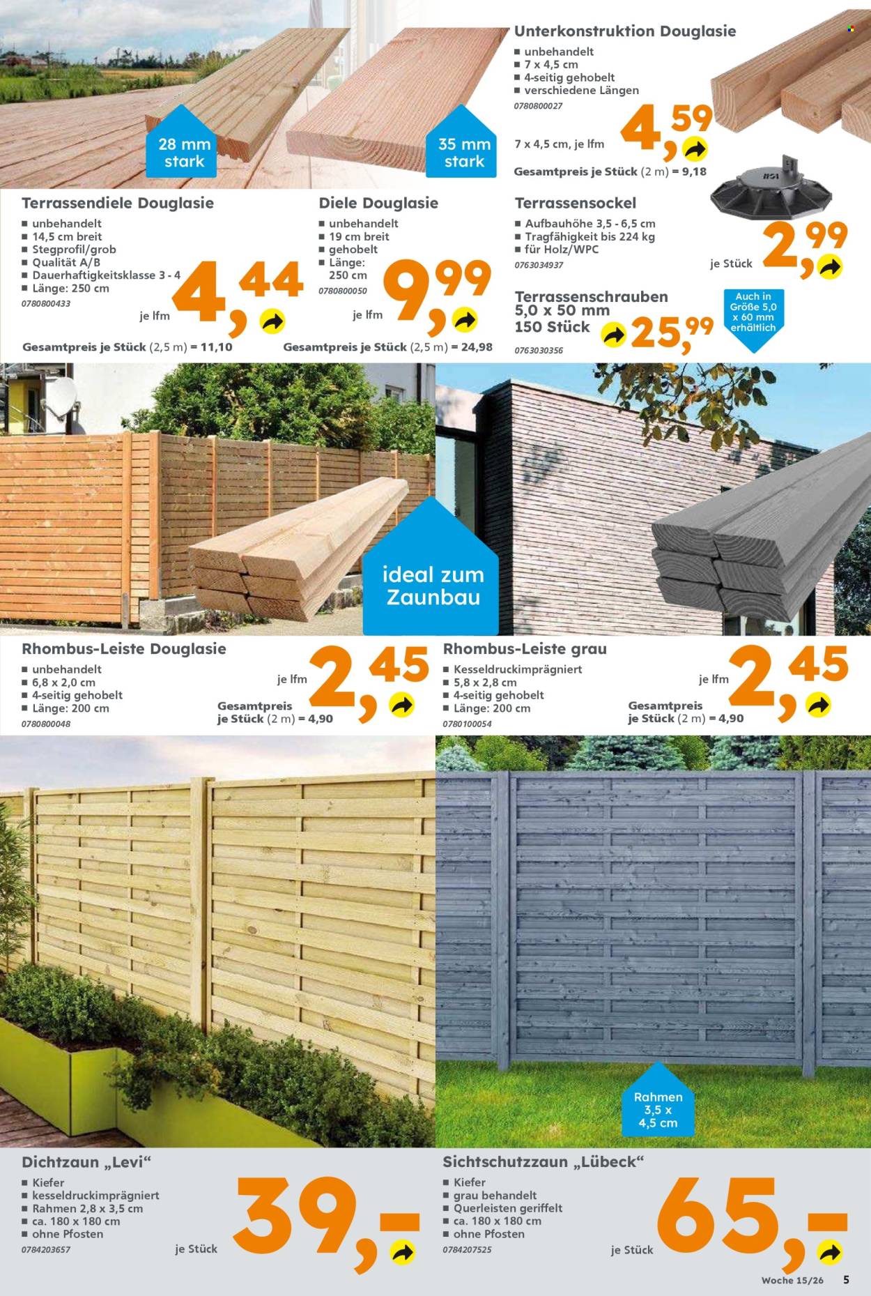 Globus Baumarkt Prospekte  - 6.04.2026 - 11.04.2026. Seite 5