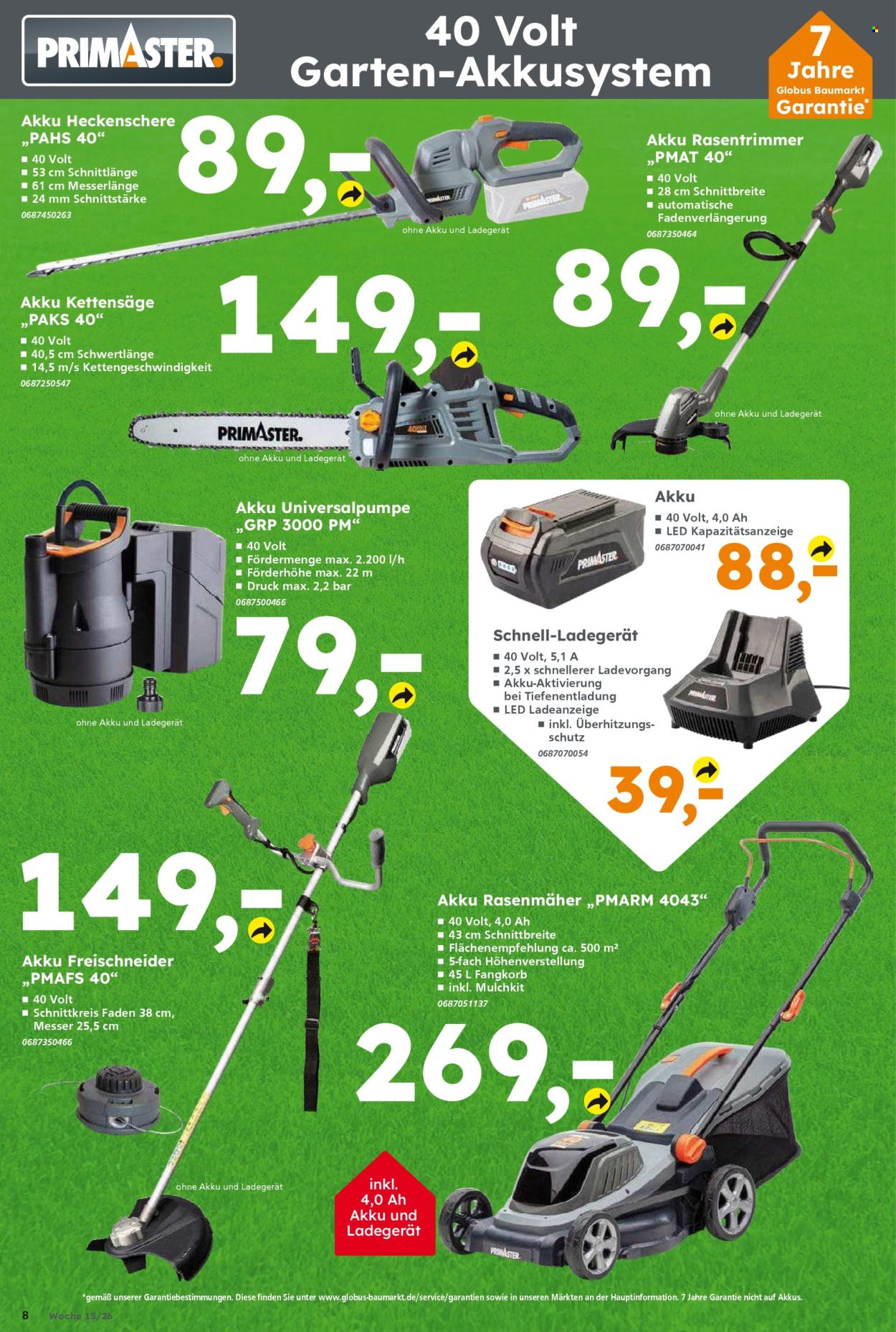 Globus Baumarkt Prospekte  - 6.04.2026 - 11.04.2026. Seite 8