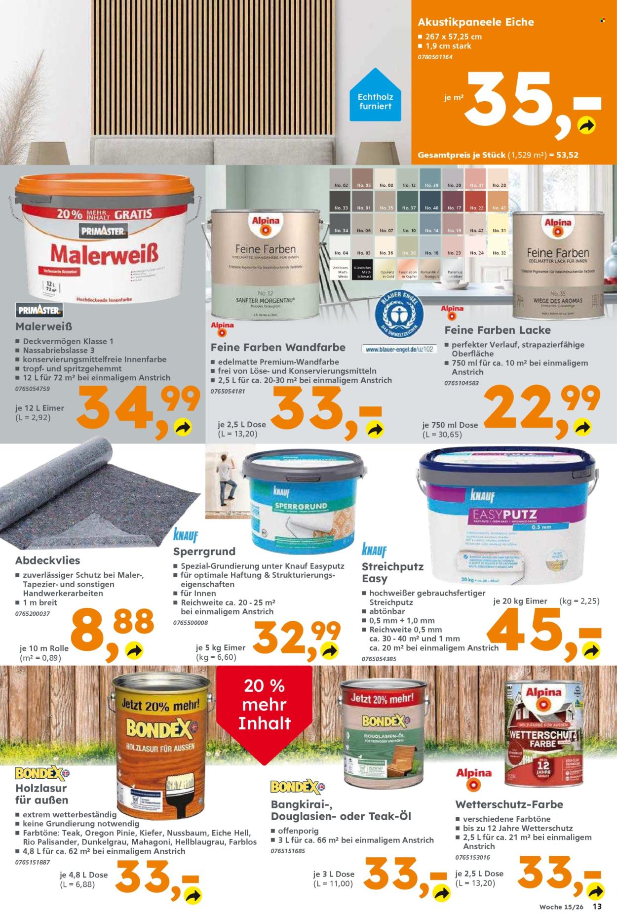 Globus Baumarkt Prospekte  - 6.04.2026 - 11.04.2026. Seite 13