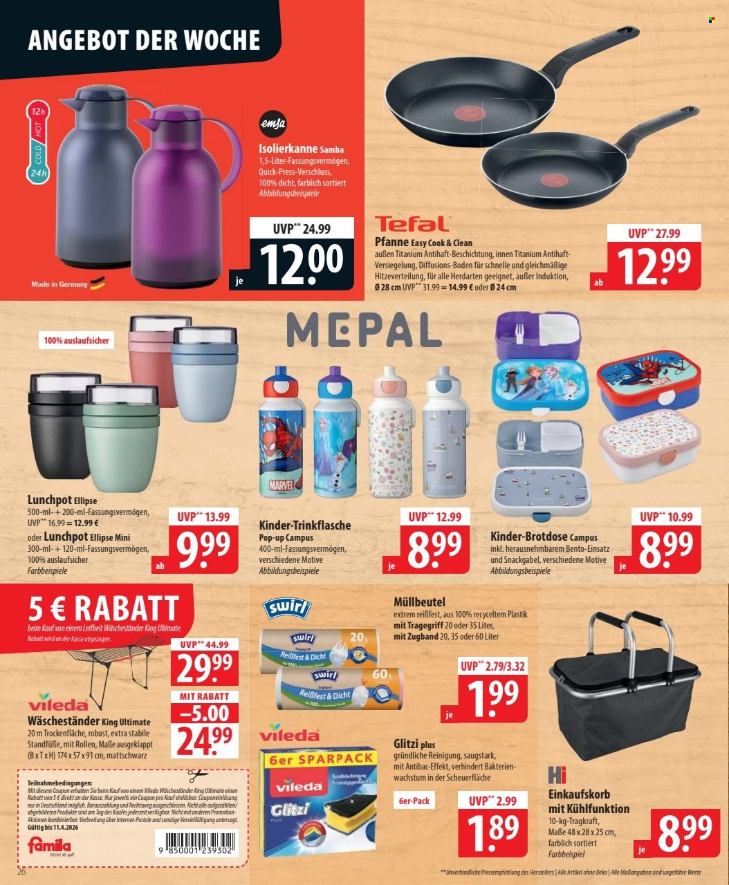 famila Prospekte  - 7.04.2026 - 11.04.2026. Seite 26