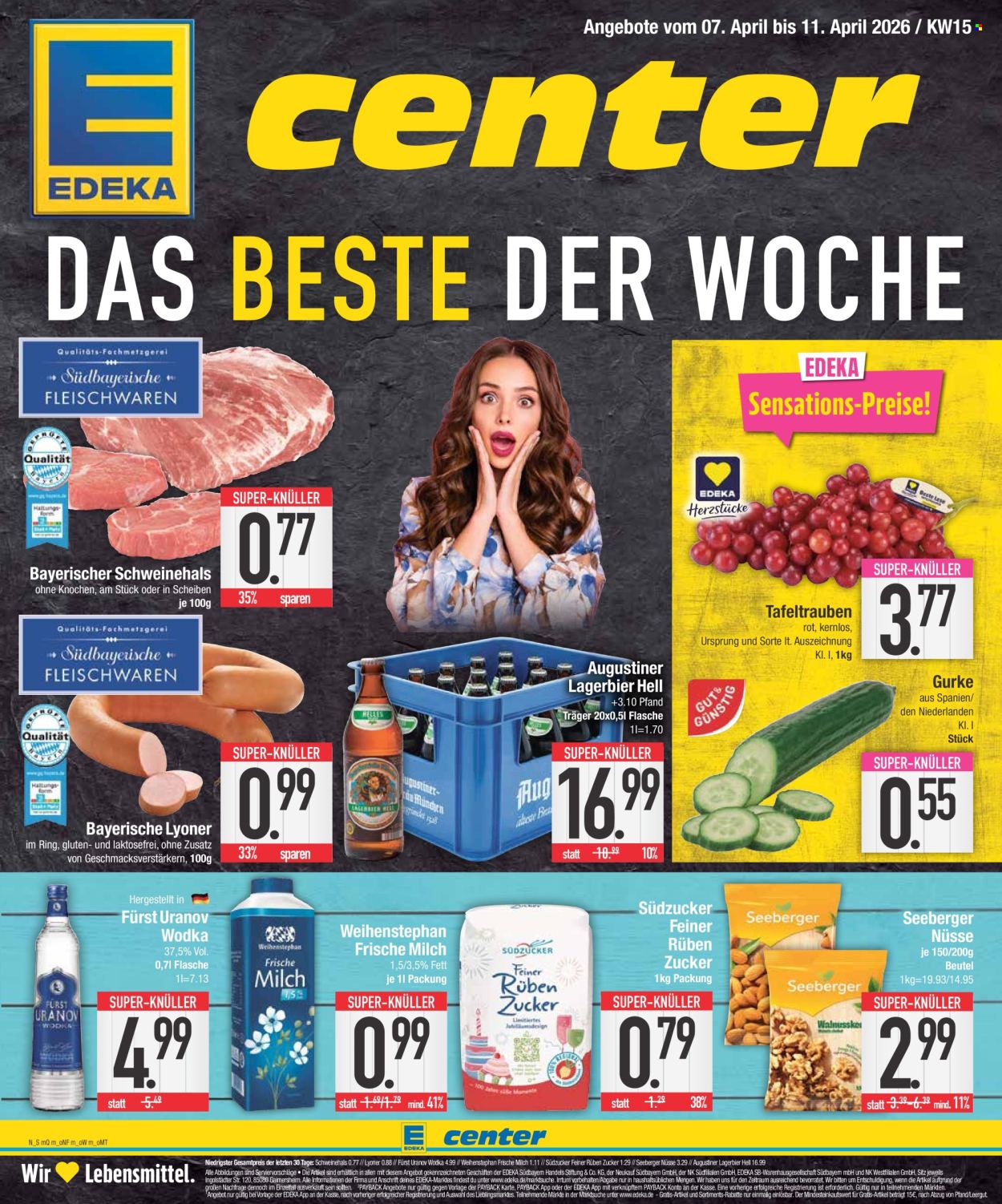 Edeka Prospekte  - 7.04.2026 - 11.04.2026. Seite 1