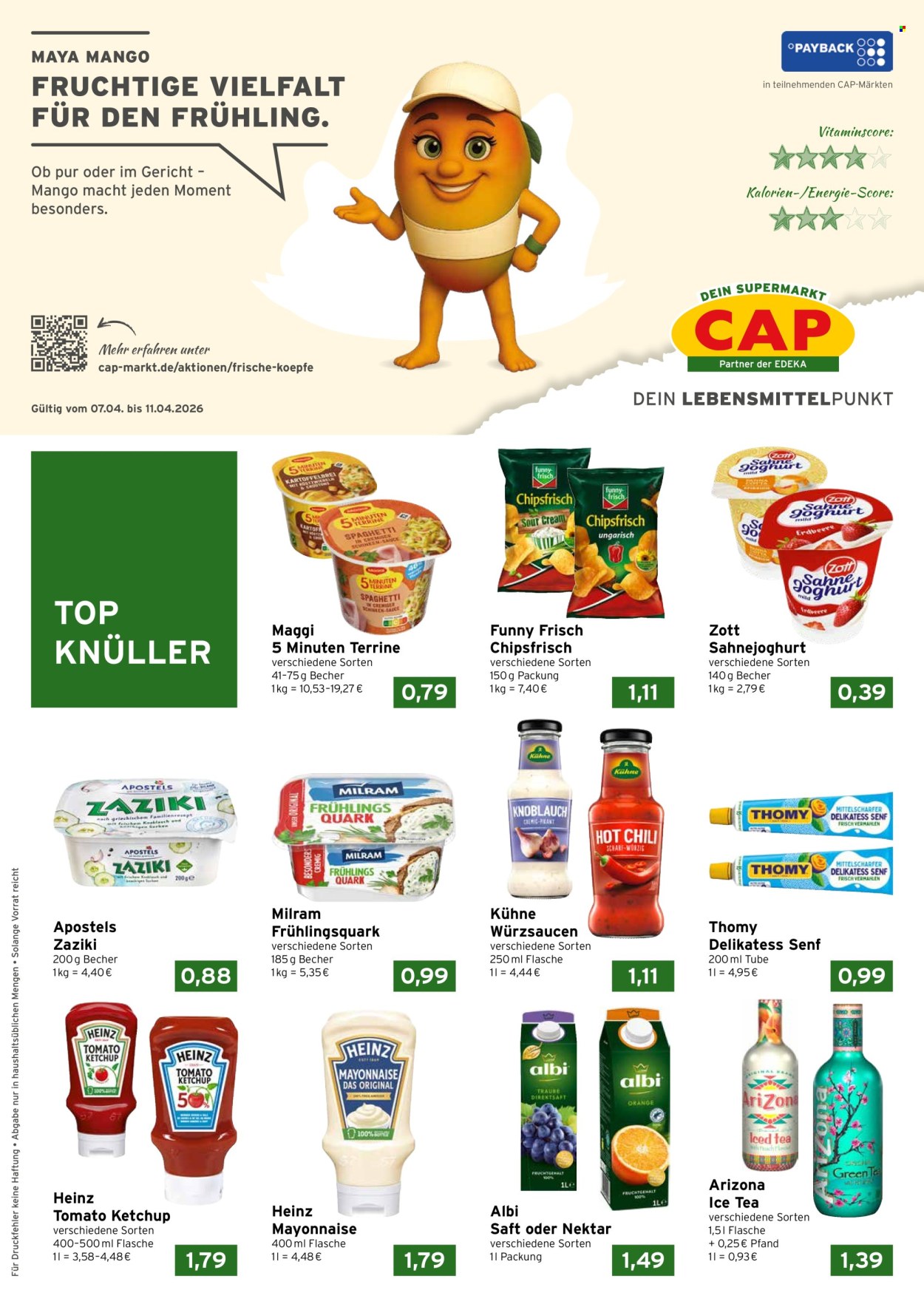 CAP-Markt Prospekte  - 7.04.2026 - 11.04.2026. Seite 1
