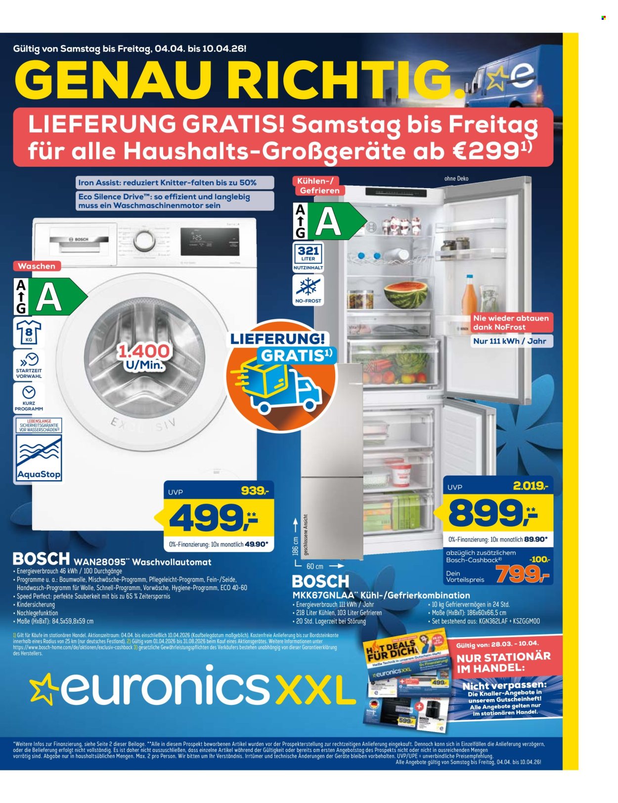 Euronics Prospekte  - 4.04.2026 - 10.04.2026. Seite 1